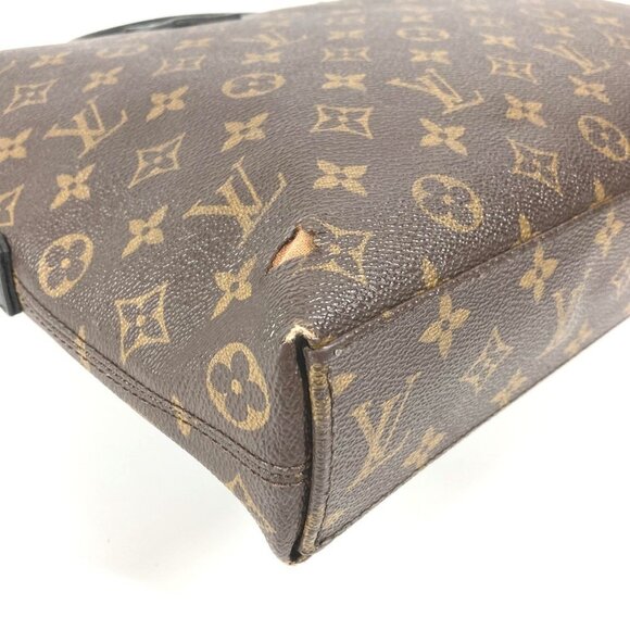 LOUIS VUITTON Authentic Black Monogram Canvas Bag - Picture 6 of 16
